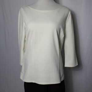 Ann Taylor Ivory Blouse Women's Large